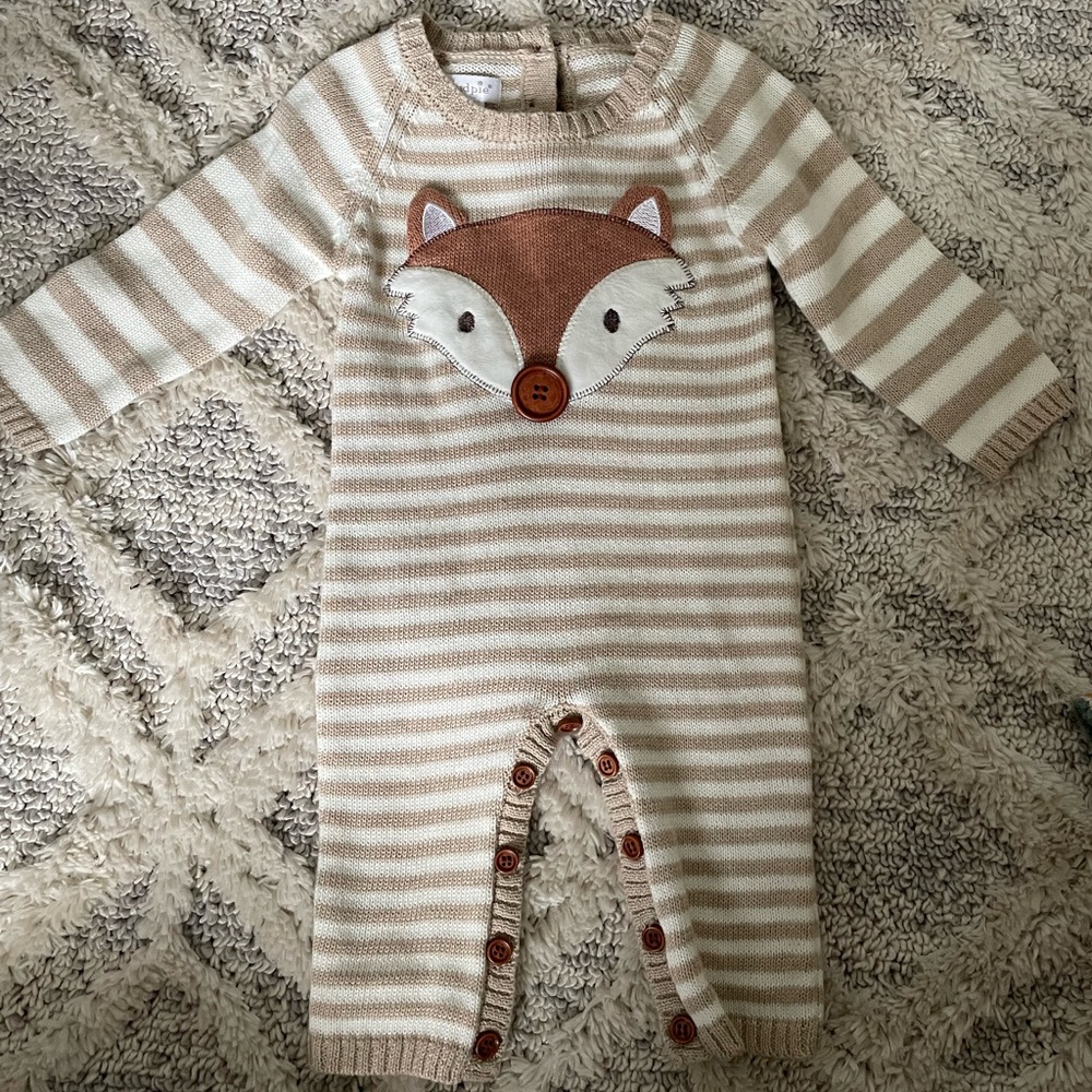 NWOT Mud Pie Fox Jumper